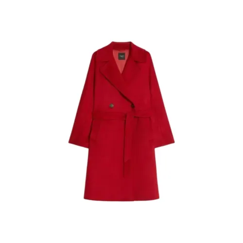 WEEKEND MaxMara FW24 Пальто Женское Красное