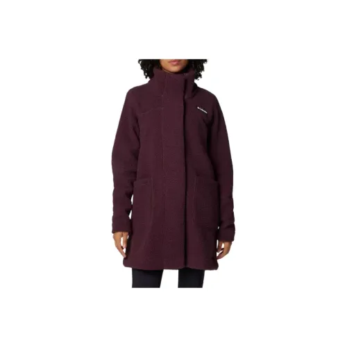 Columbia Panorama Velvet Feel Пальто Женское Коричневое