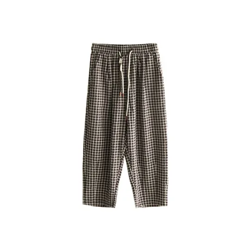 RUBIN Повседневные брюки женские в клетку