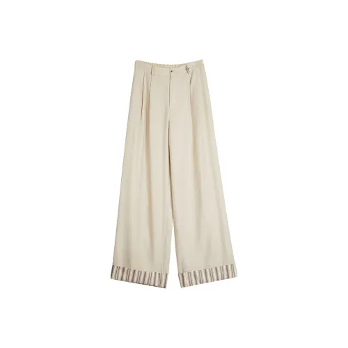 ELLE Повседневные брюки Женские Абрикос