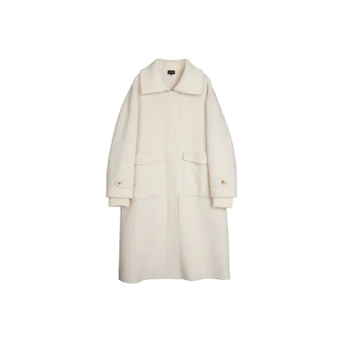 ELLE Белое Женское Пальто