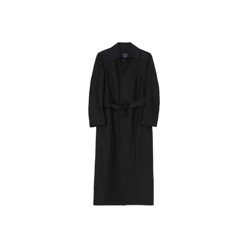 Yohji Yamamoto Черный Женский Тренч