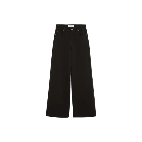 WEEKEND MaxMara Черные Женские Повседневные Брюки