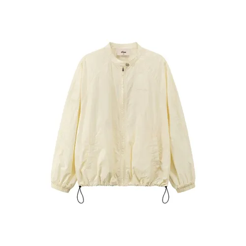 CHUU Cropped Coat Women's White Apricot CHUU Укороченное пальто Женское Белый Абрикос