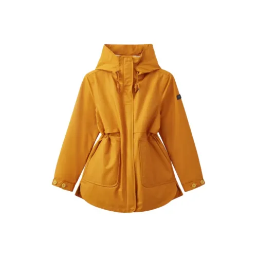 AIGLE Имбирно-желтые женские объемные куртки (пуфы)