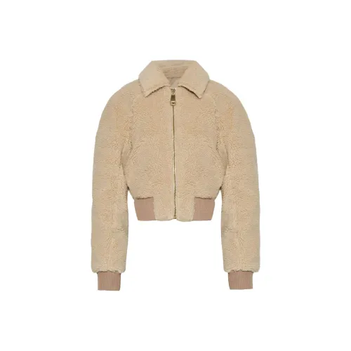 KHRISJOY SS24 Вельвет Feel Пальто Женское CAMEL