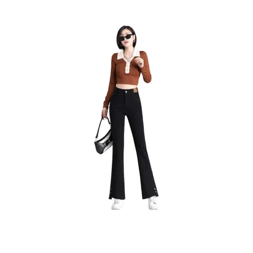 YIRANCHUN Повседневные брюки Женские Черные