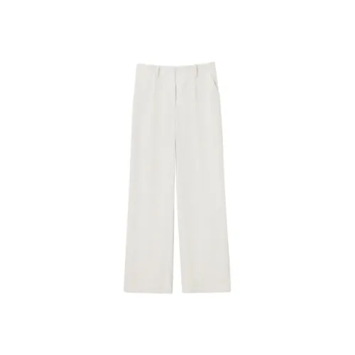 OVV Экрю Однотонные Женские Повседневные Брюки