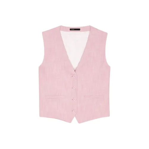 Maje Розовые Женские Жилеты