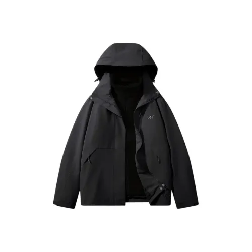 361° ZONGXUNXILIE Тренчкот Женский Супер-Черный