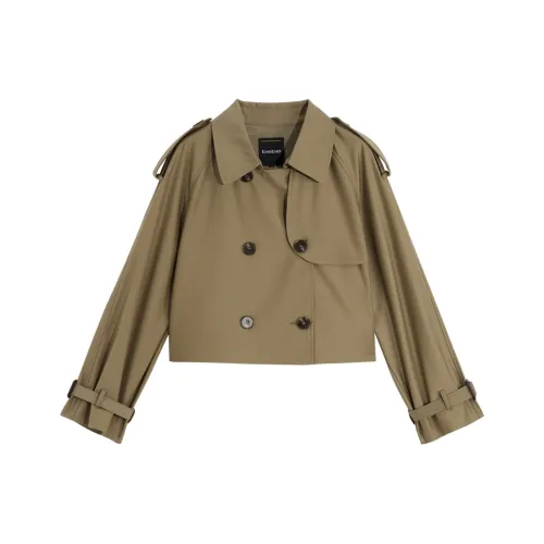 BEBE Верблюжий Женский Тренч