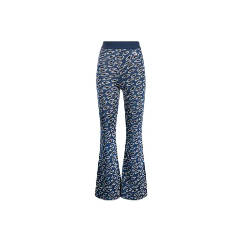 Paco Rabanne Морской синий Женские Повседневные Брюки