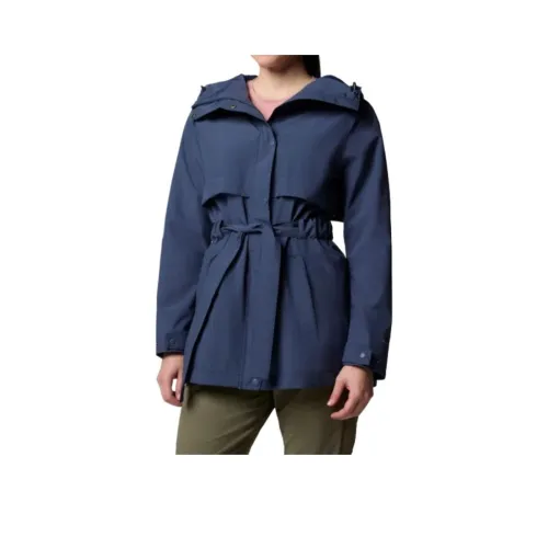 Columbia Long Valley Тренчкот Женский Синий