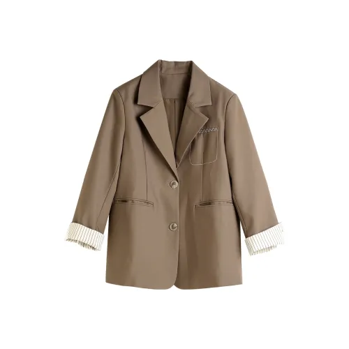 Hang Yi Court Бизнес-костюм женский цвет кофе