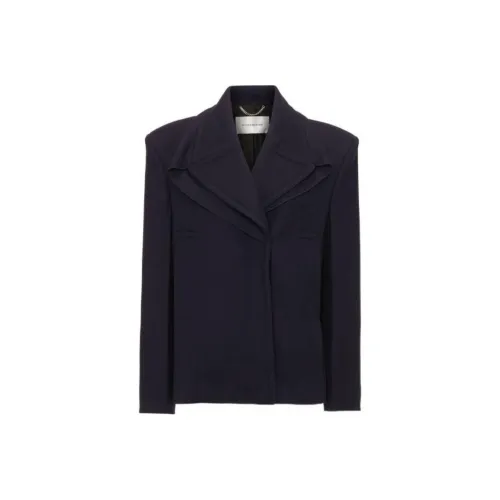 VICTORIA BECKHAM FW24 Пальто Женское Ink Синий