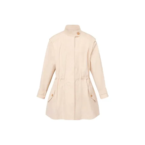 LOUIS VUITTON FW24 PARKA Пальто Женское Светлый Бежевый