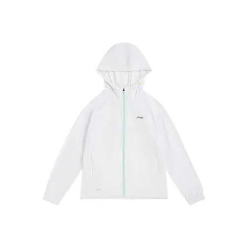 LINING Running Collection Стандартный белый Женская одежда с защитой от УФ-лучей