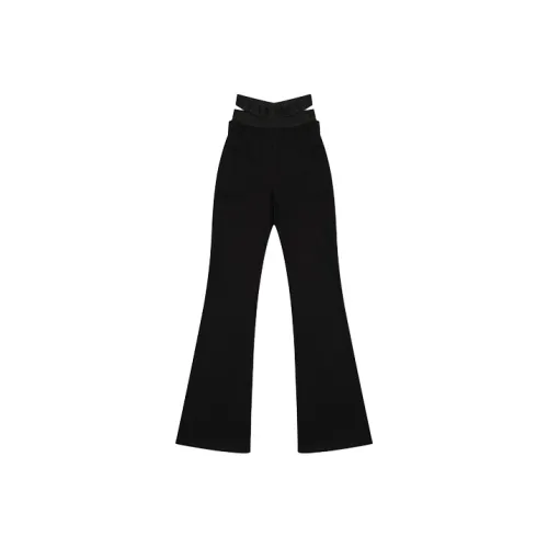 SMFK Compass Mermaid Casual Pants Women's Wild Black
