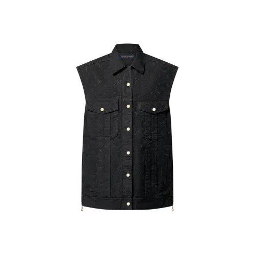 LOUIS VUITTON FW24 Жилет Женские Черный