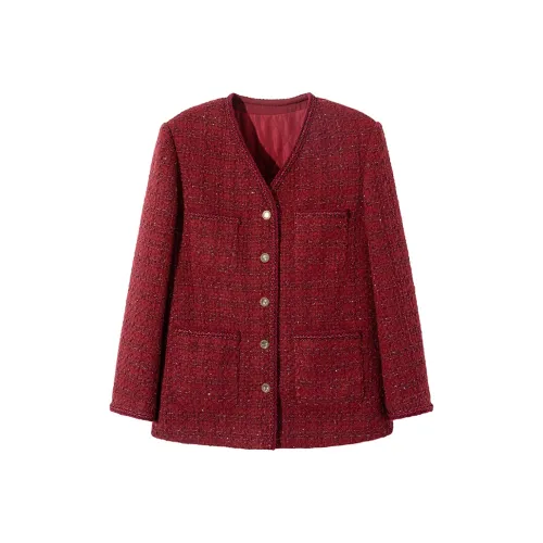 Ouyang Вишня Женское короткое пальто