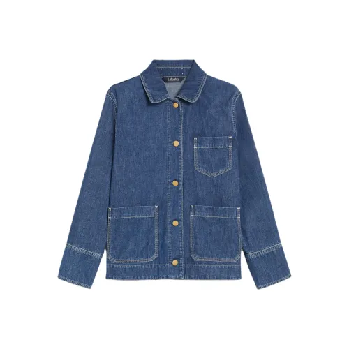 MaxMara Denim Jacket Women's Blue МаксМара Деним Куртка Женская Синяя