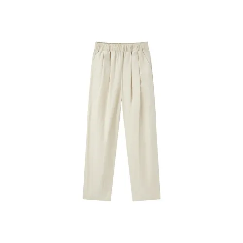 PEACEBIRD Повседневные брюки женские светлый хаки