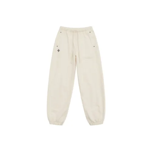 SMFK Молоко Белый Унисекс Повседневные Штаны