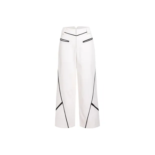 49PERCENT.CO Белые унисекс повседневные брюки