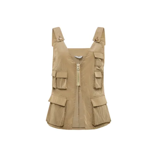 Lost In Echo Жилет Женские Хаки