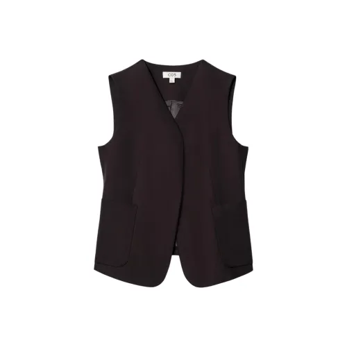 COS Темно-кофейные Женские Жилеты