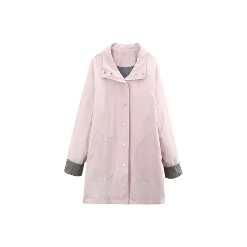 A paradise for awakening Тренчкот Женские Розовый