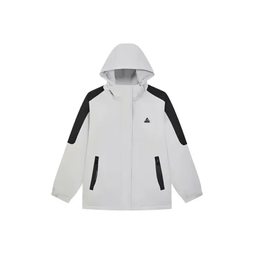 PEAK Тренчкот Женский Светло-Серебристый Серый