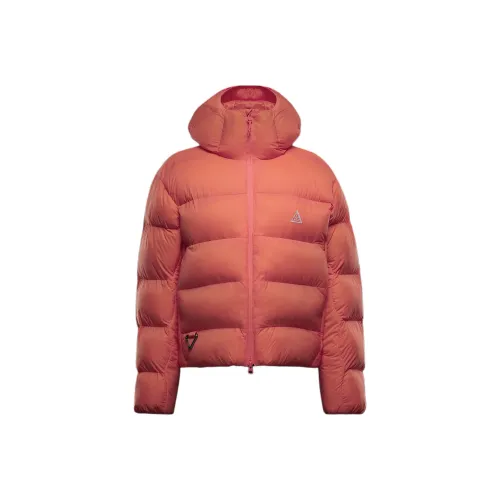 nike Therma Форма ADVACG Коллекция FW24 LUNAR Озеро Пуховая куртка Женские Светло-дикий манго