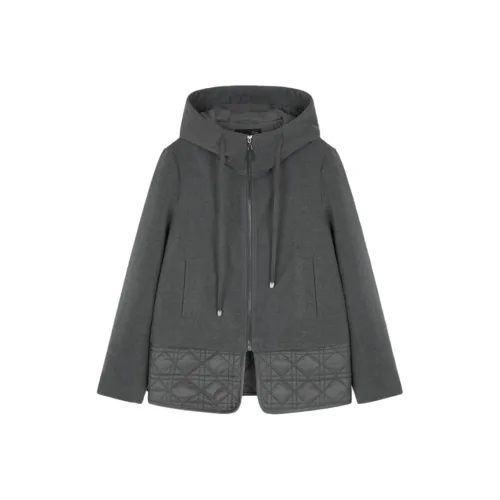 IHIMI Хлопковый пуховик женский серый