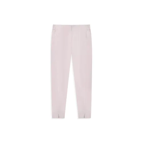 XTEP Повседневные брюки ширина штанины внизу разделенный версия женские перо панель фиолетовый