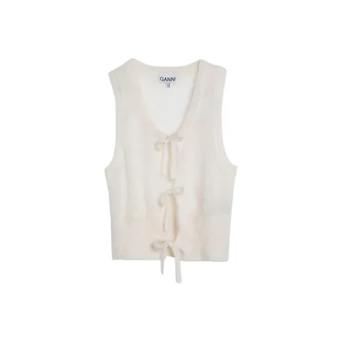 GANNI Белые Женские Жилеты