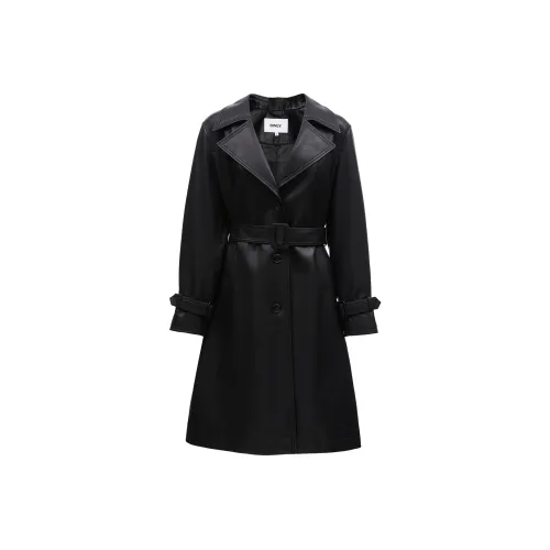 Only E40 Агатовый черный Женский тренч