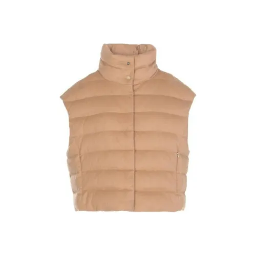 HERNO Верблюжий Женские Жилеты