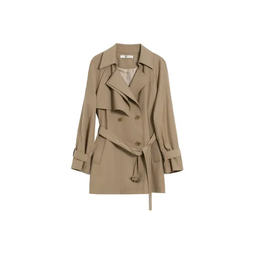 Mambe Тренчкот Женский Хаки