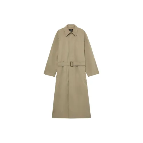 A.P.C Тренчкот Женский Бежевый