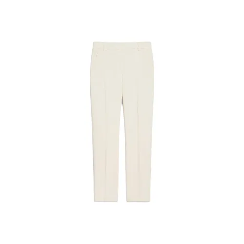 WEEKEND MaxMara Белые Женские Повседневные Брюки