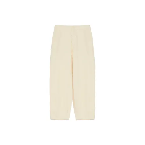 Yves Salomon SS24 Повседневные брюки Женские Бежевые