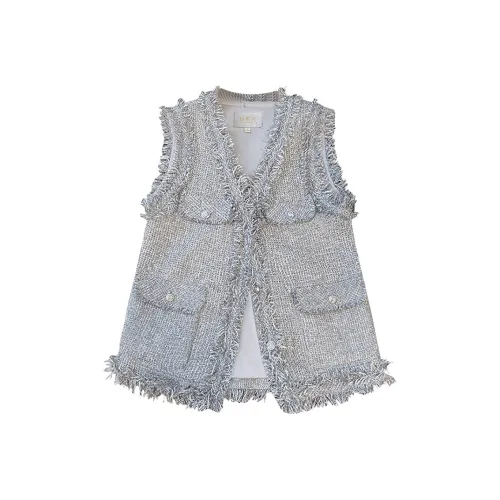 Cypress House Жилет Женский Светло-Серый