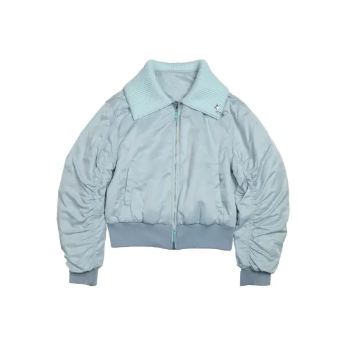 JIKOO Хлопковый пуховик женский Haze синий