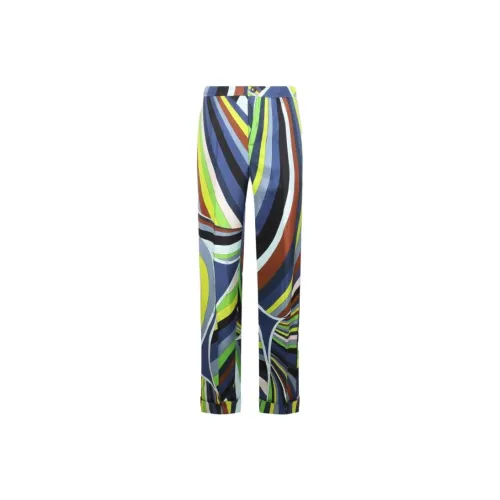 EMILIO PUCCI Многоцветные Женские Повседневные Брюки