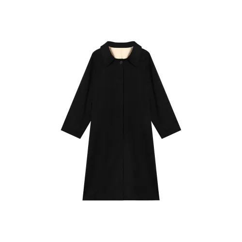 THE SEA LIFE Тренчкот Женские Черный маг