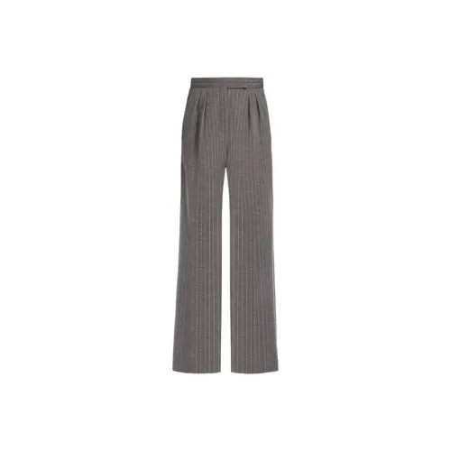 MaxMara Серые Женские Повседневные Брюки