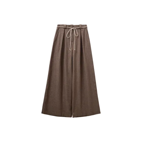 The. garment Фундуковый Женские Повседневные брюки