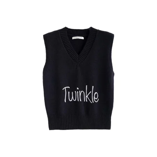 Tonlion Черные Женские Жилеты