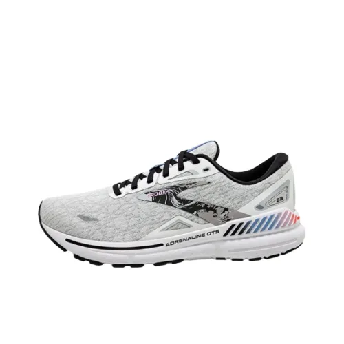 Brooks Adrenaline GTS 23 Противоскользящие Устойчивые к истиранию Низкий Топ Беговые кроссовки Женские Серые